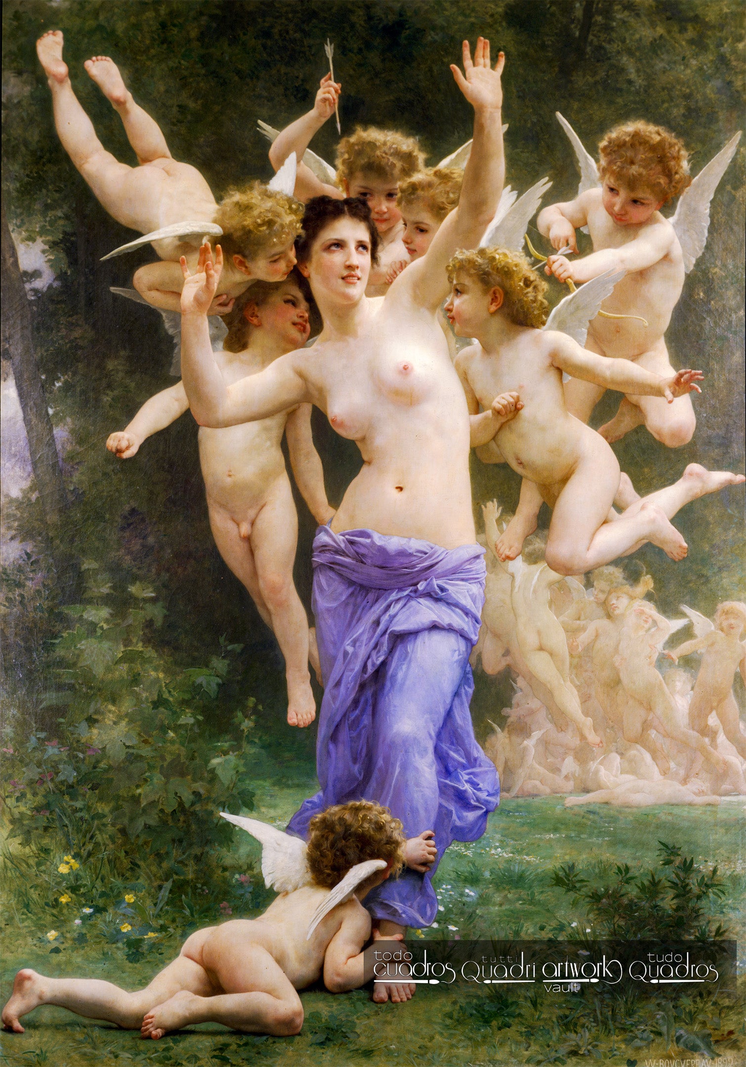 Il vespaio, Bouguereau
