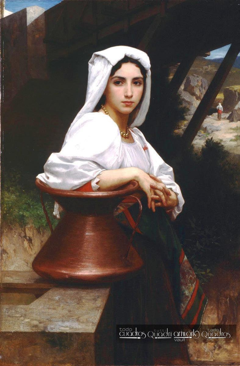 Ragazza italiana che attinge l'acqua, Bouguereau