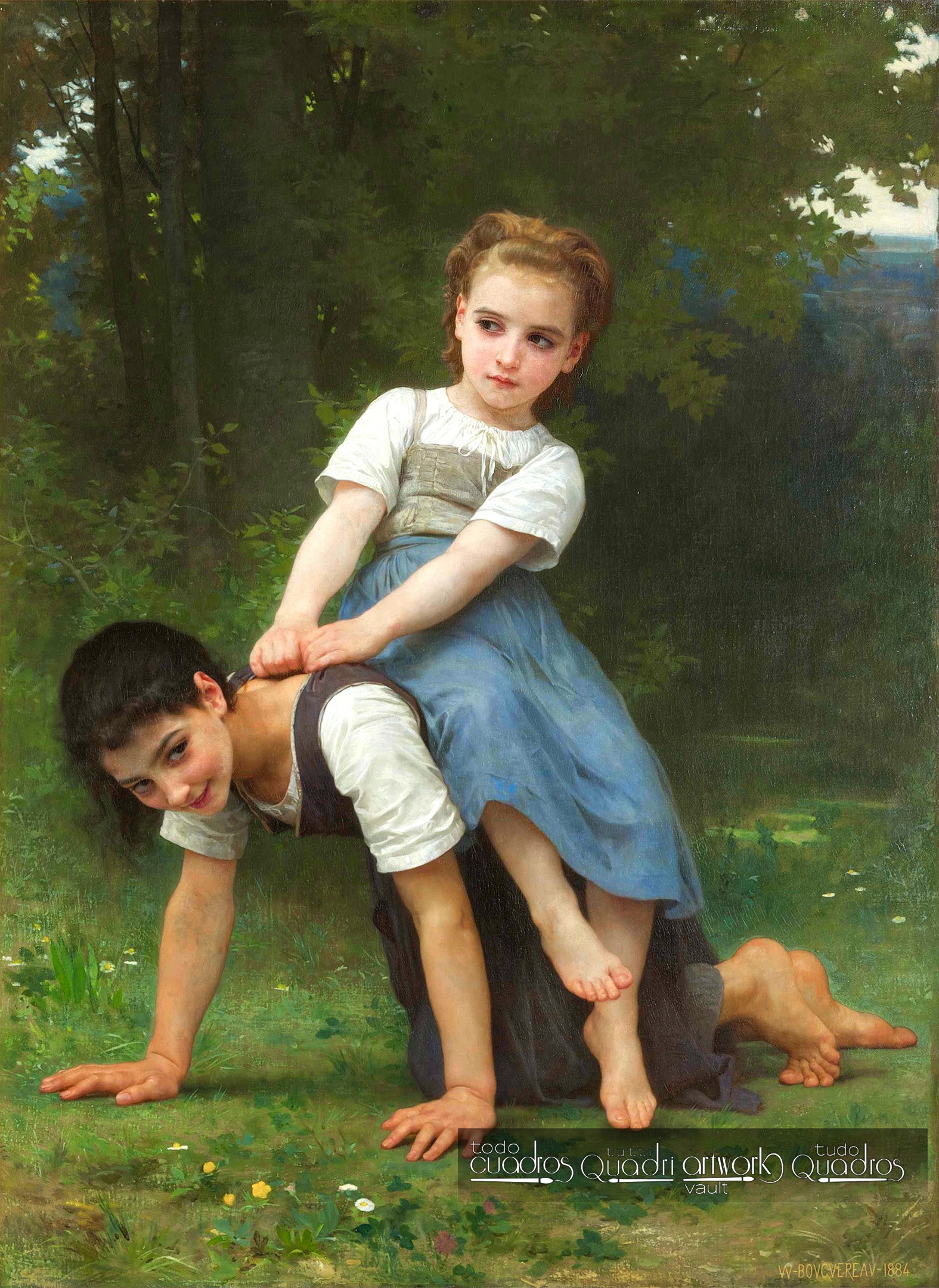 La bourrique, Bouguereau