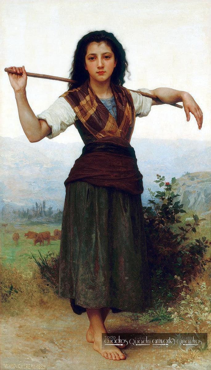 La pastorella, Bouguereau