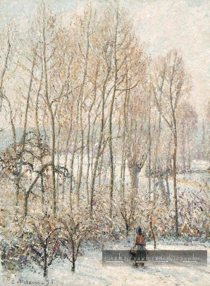Luce Solare sulla Neve al Mattino, Pissarro