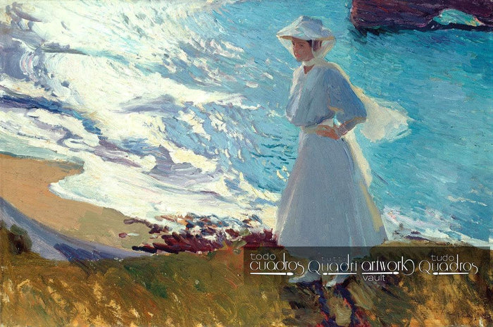 María sulla Spiaggia di Biarritz, Sorolla