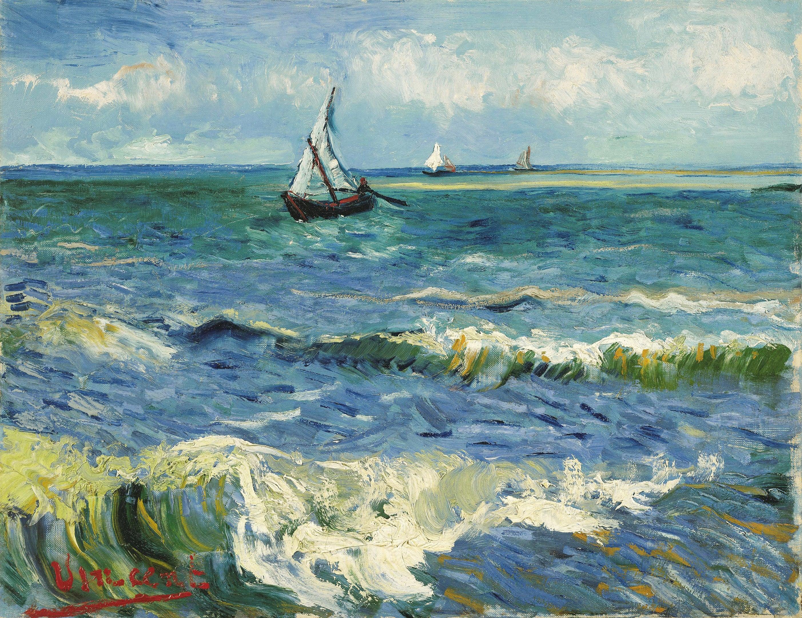 Il Mare a Les Saintes Maries, Van Gogh