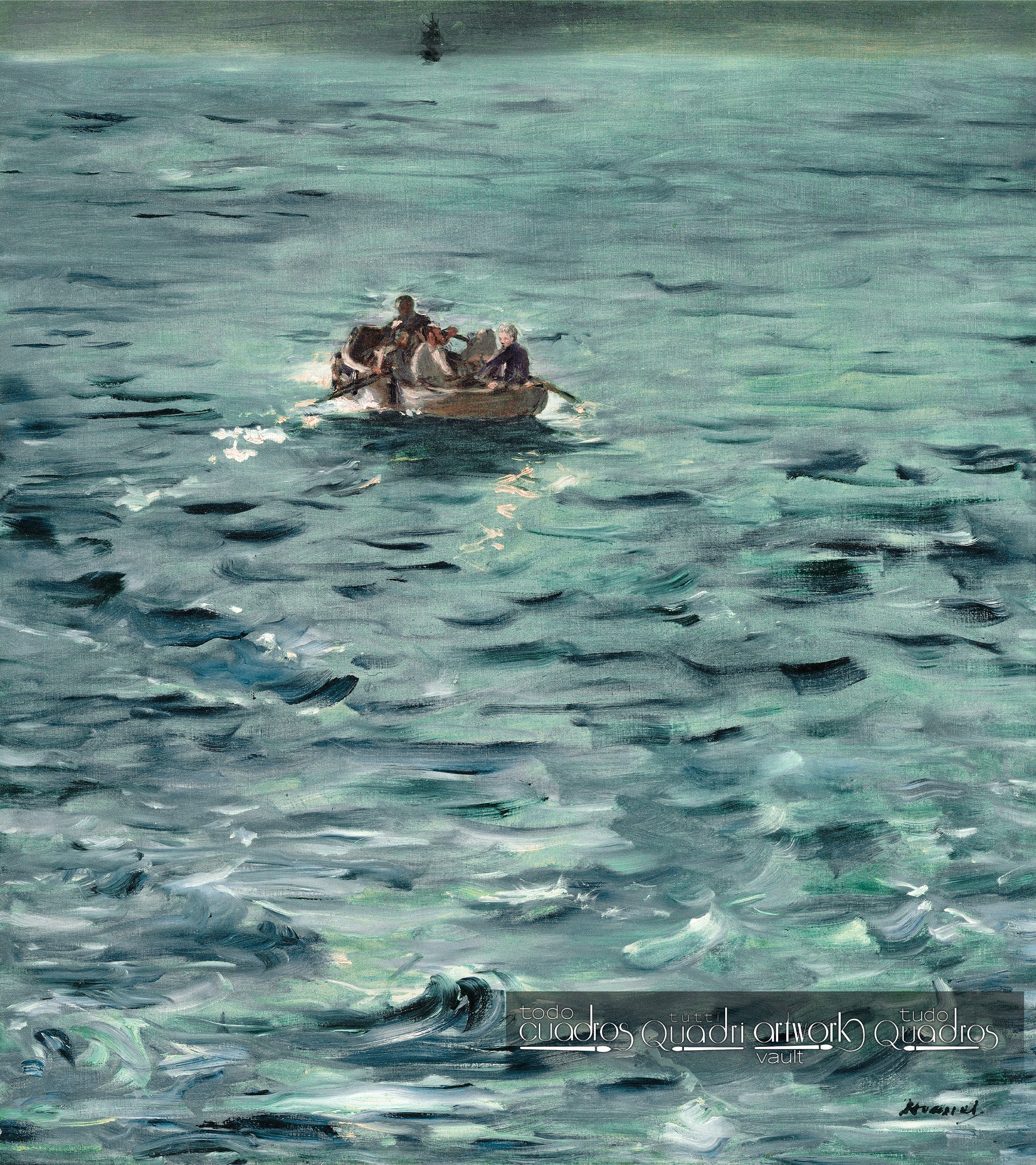 Fuga di Rochefort, Manet