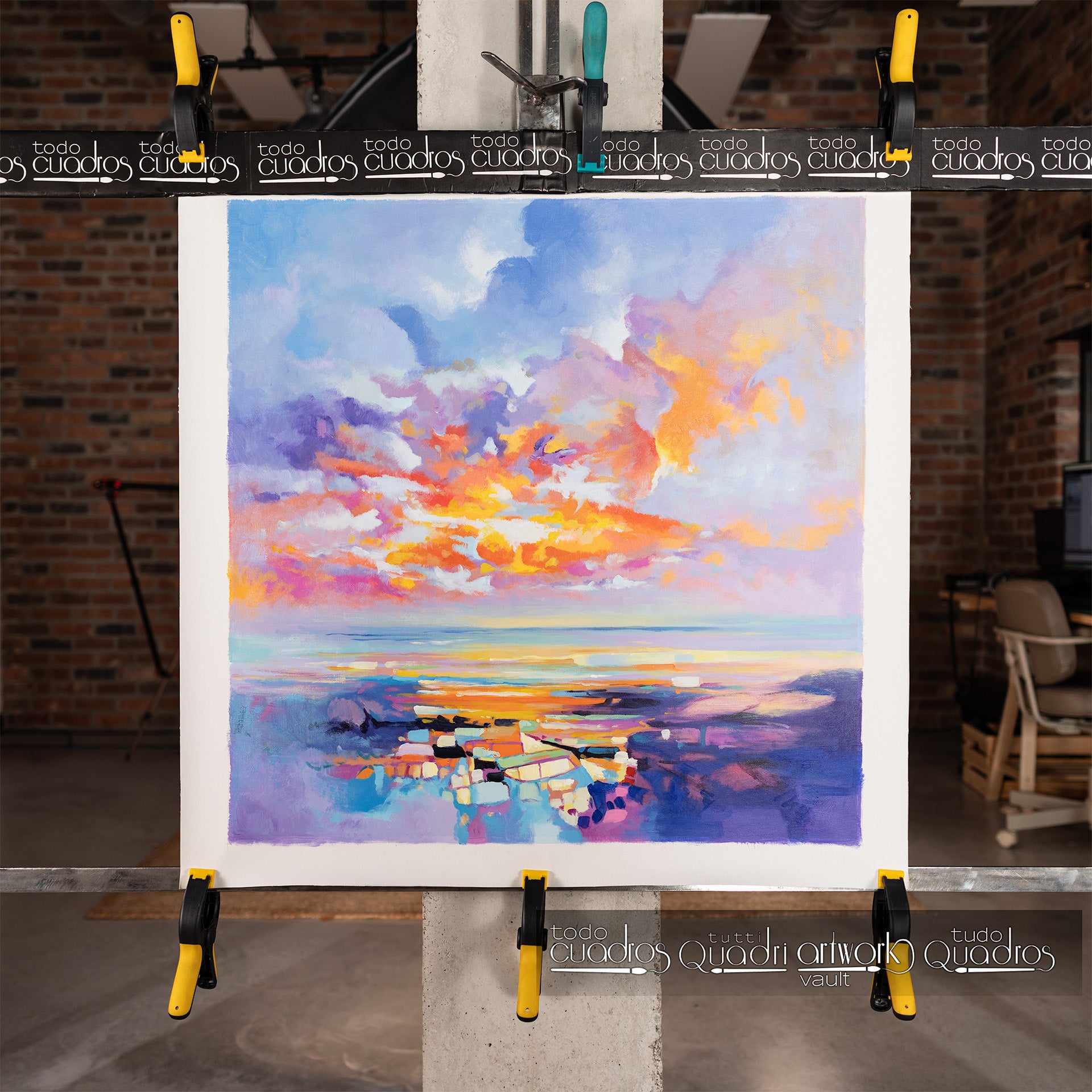 Crepuscolo di Ibiza, olio