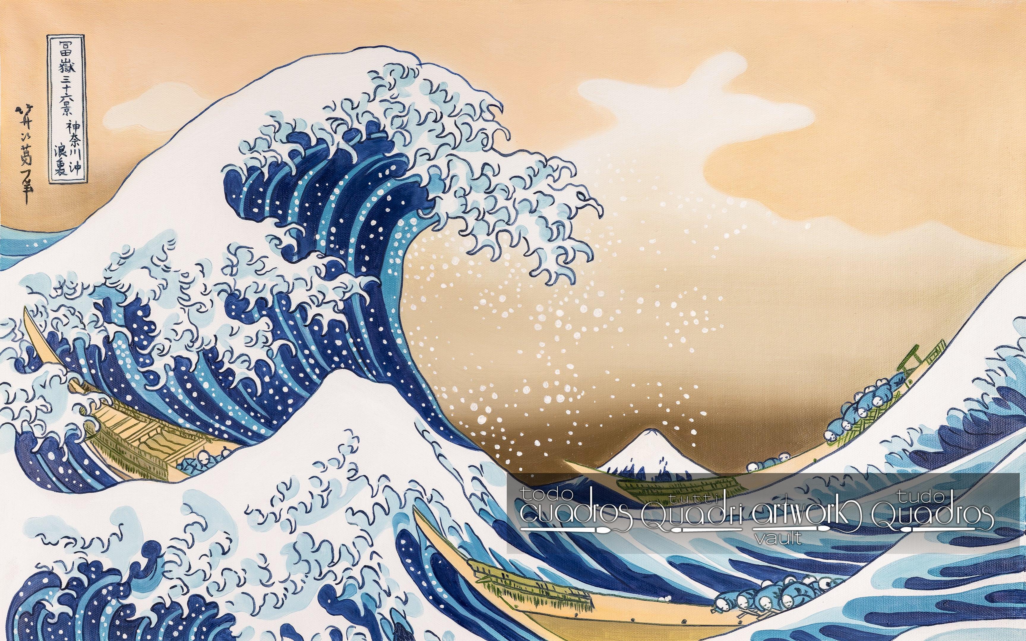 La grande onda di Kanagawa, K. Housaki