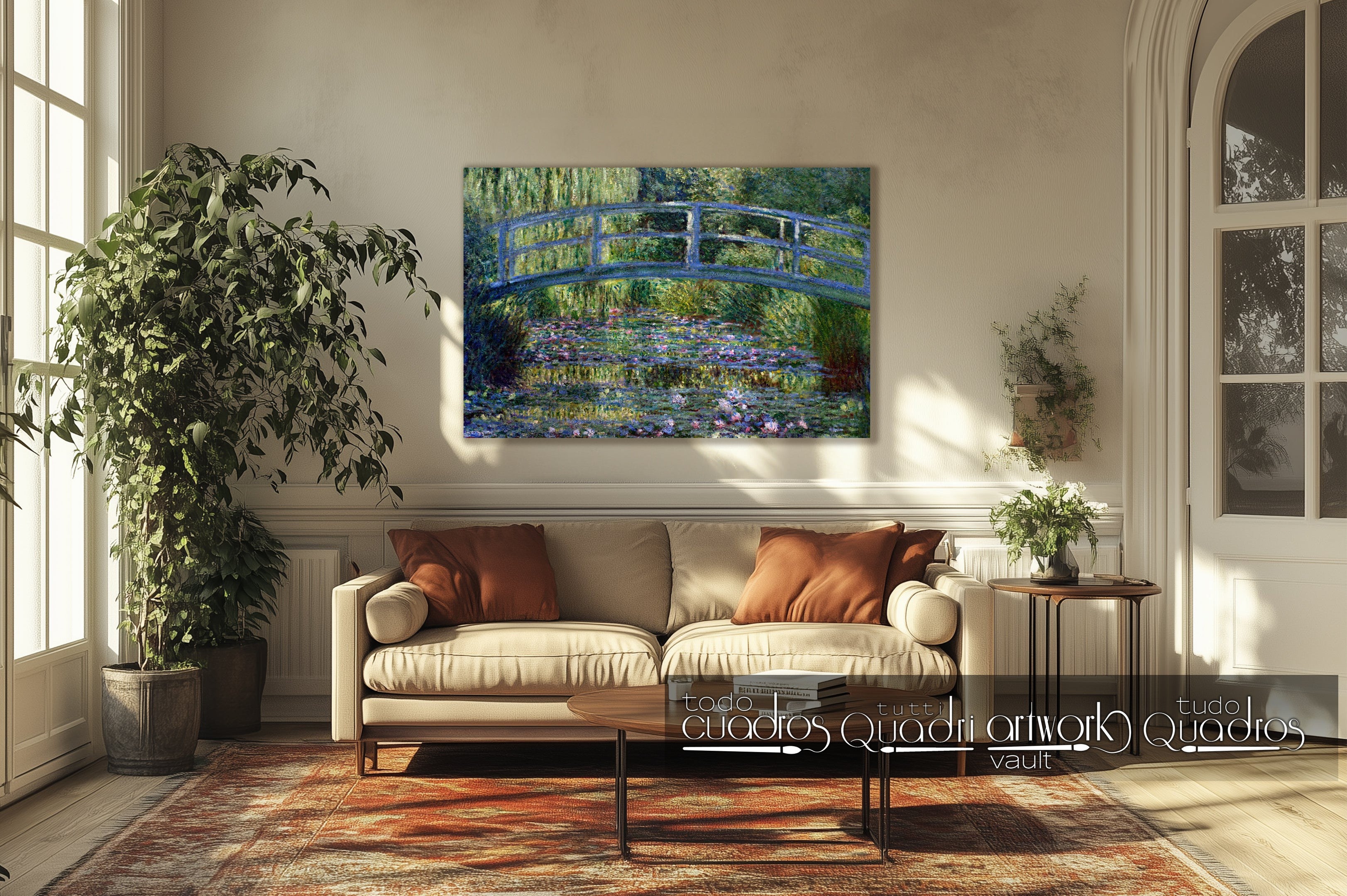 Lo stagno delle ninfee, armonia verde, Monet