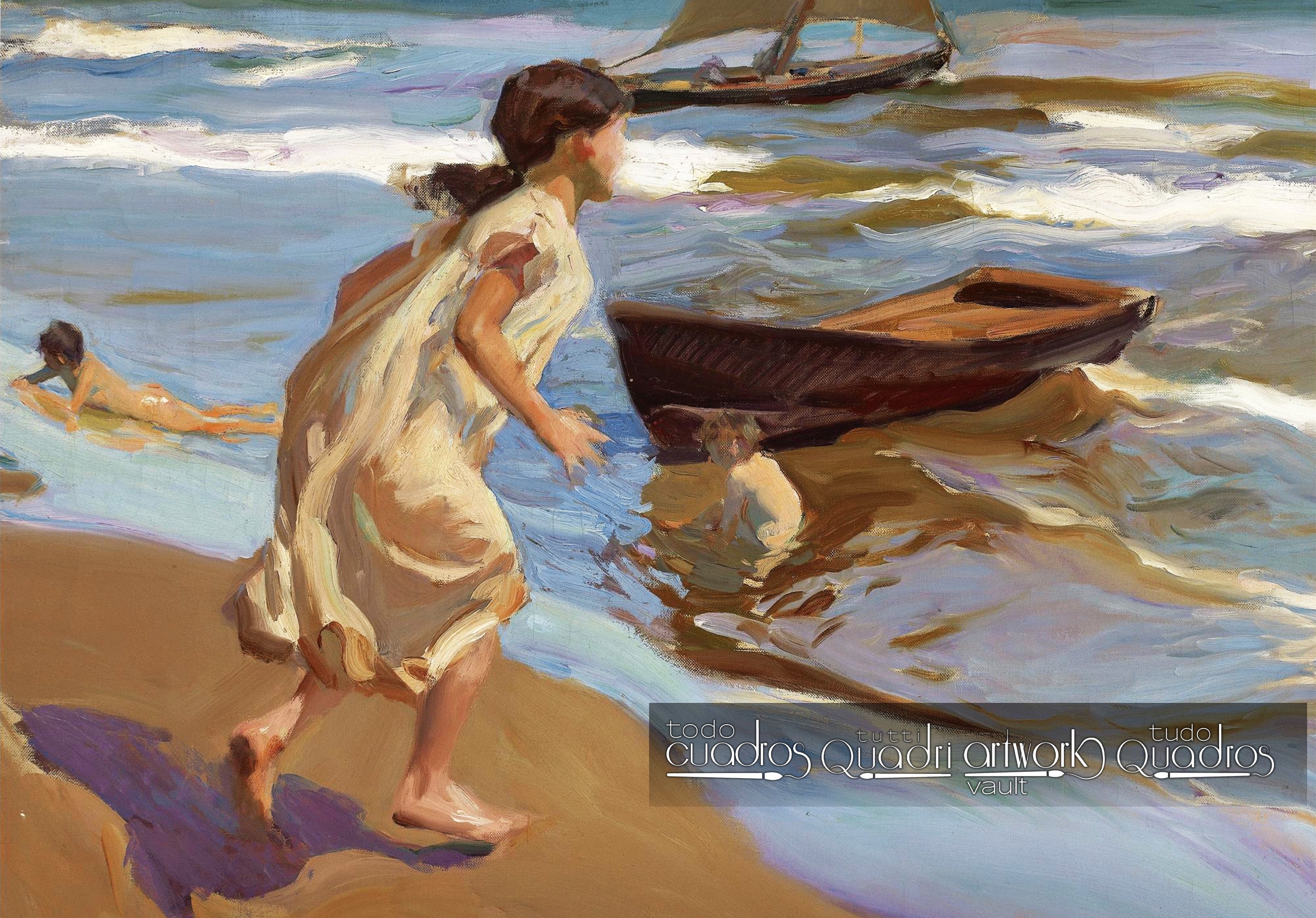 Bambina Entrando nel Mare, Sorolla