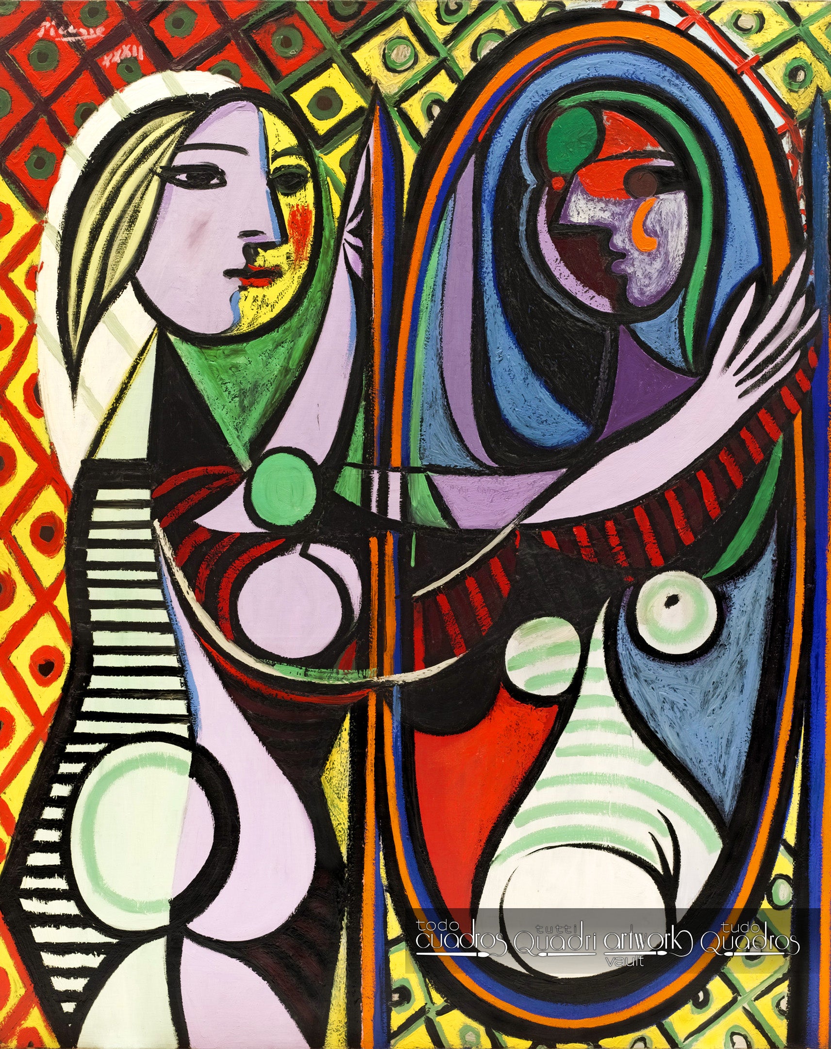 Ragazza davanti allo specchio, Picasso