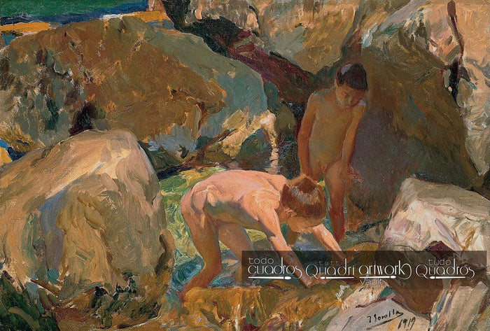 Bambini in cerca di frutti di mare, Sorolla