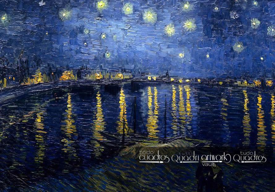 Notte stellata sul Rodano, Van Gogh