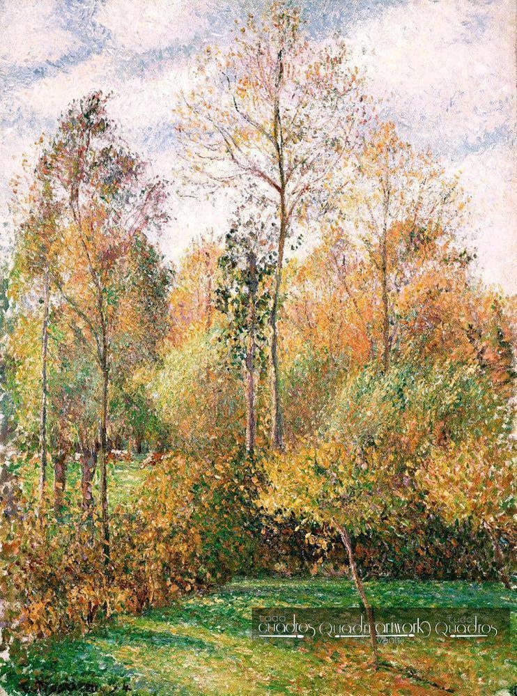 Autunno, Pioppi, Éragny. Pissarro