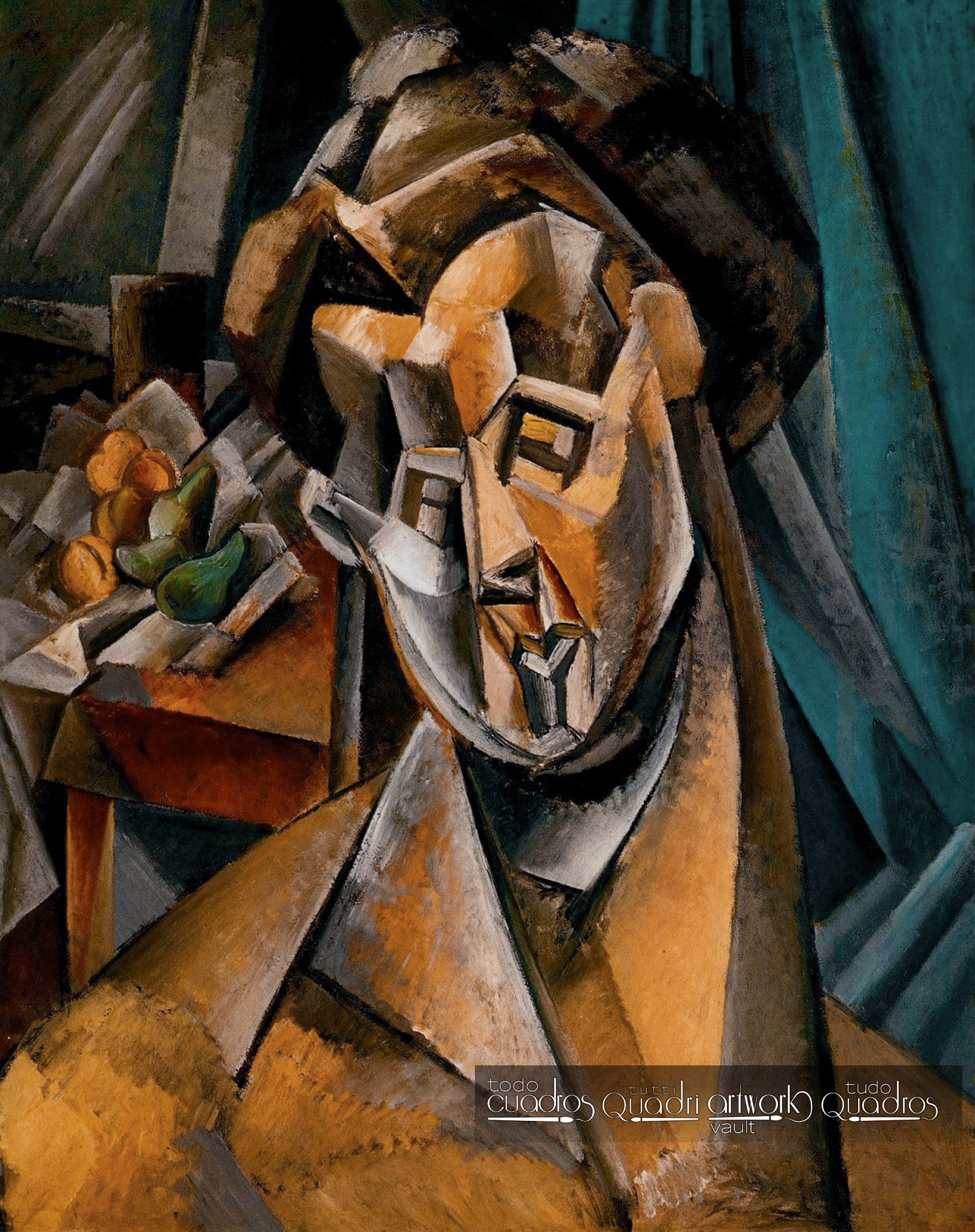 Donna con pere, Picasso