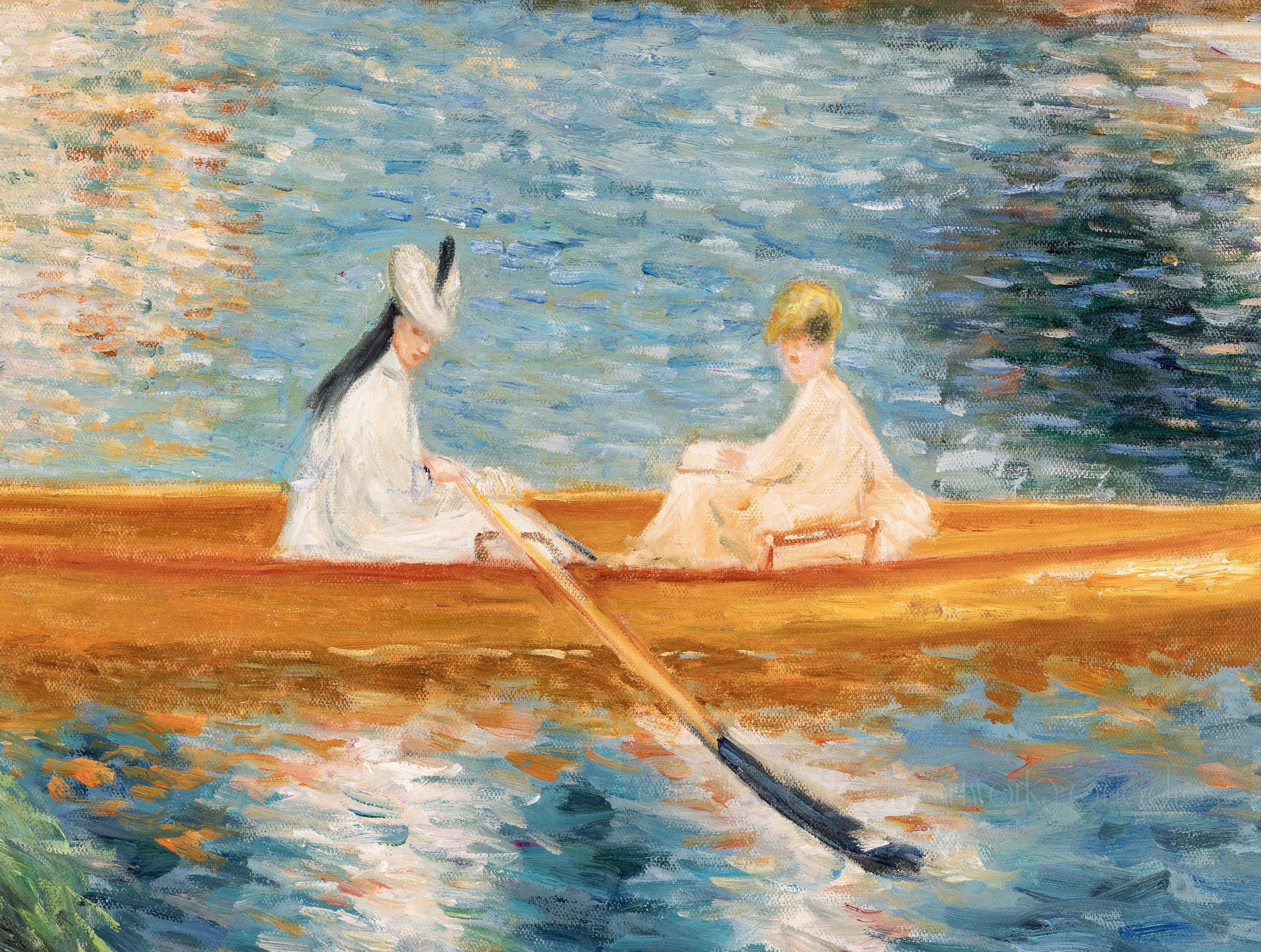 In barca sulla Senna, Renoir