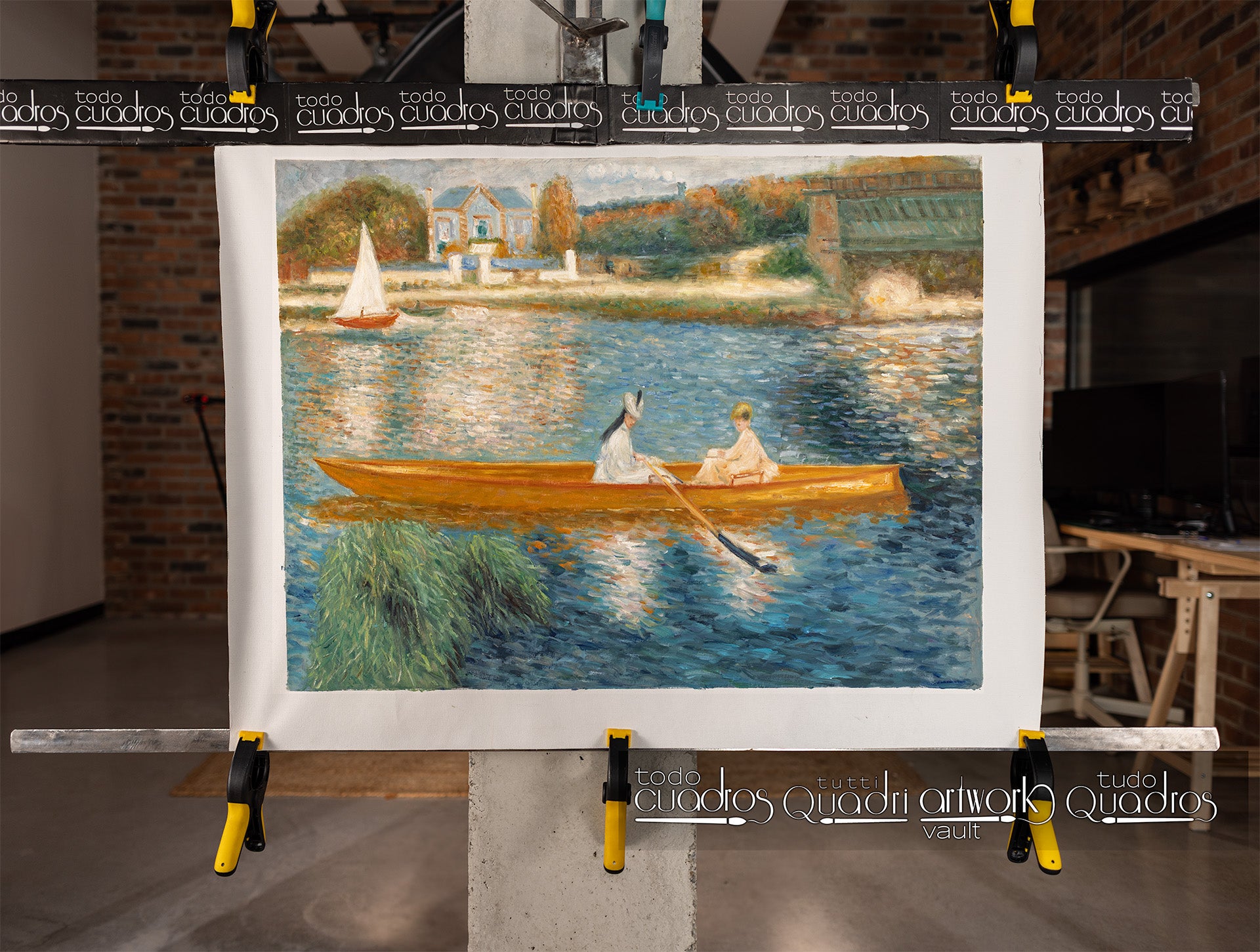 In barca sulla Senna, Renoir