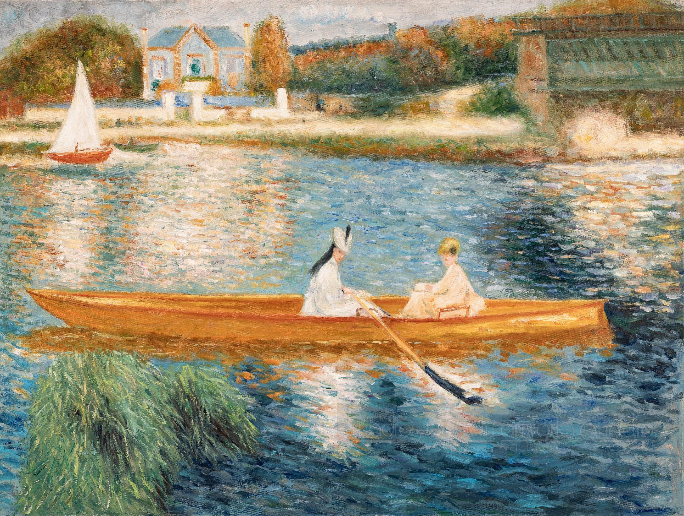 In barca sulla Senna, Renoir