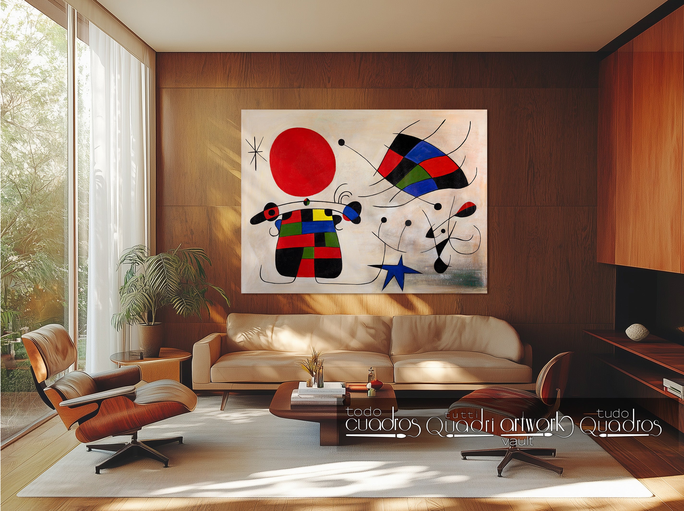 Il sorriso di ali fiammeggianti, Miró