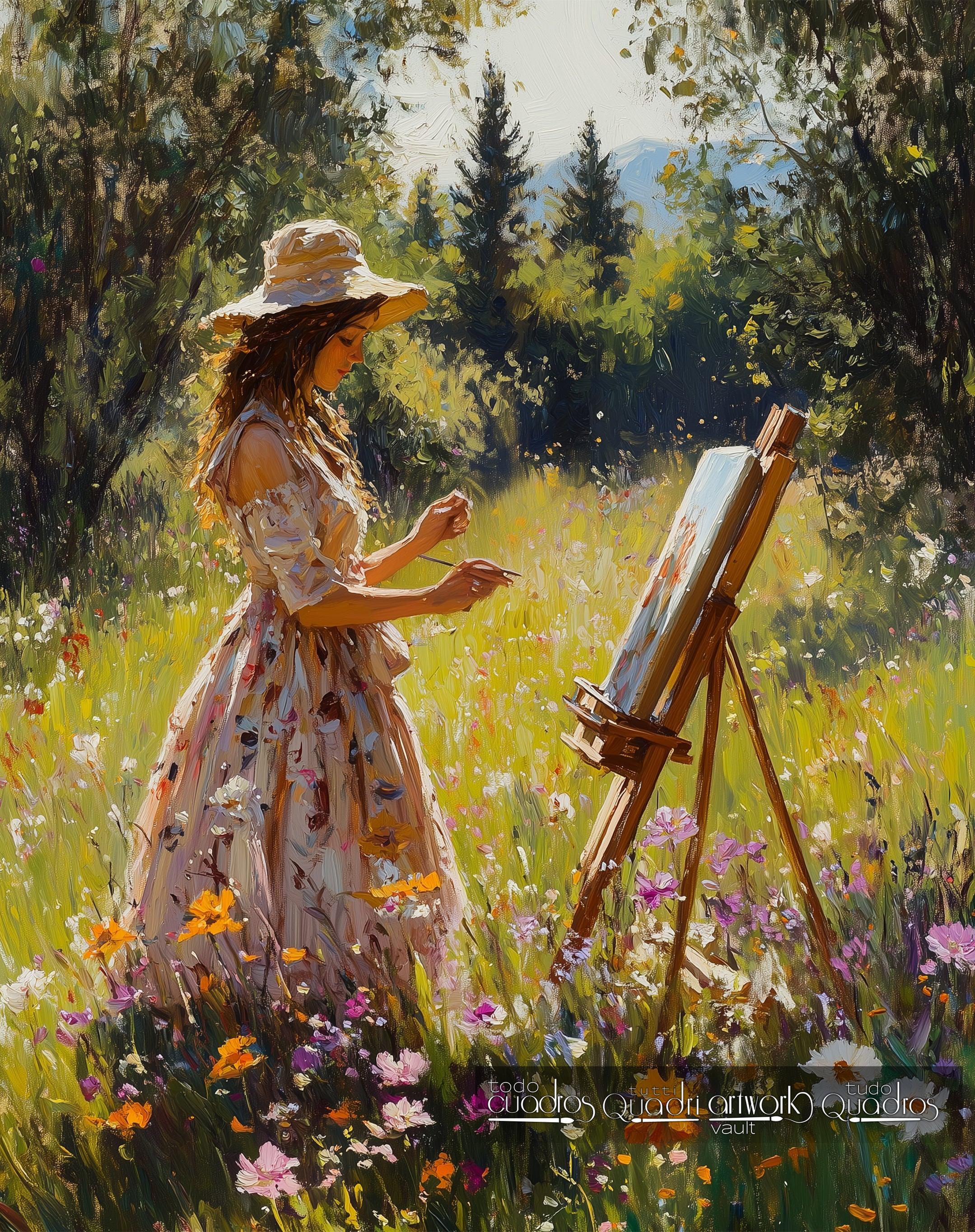 L'arte fiorisce, stile Sorolla