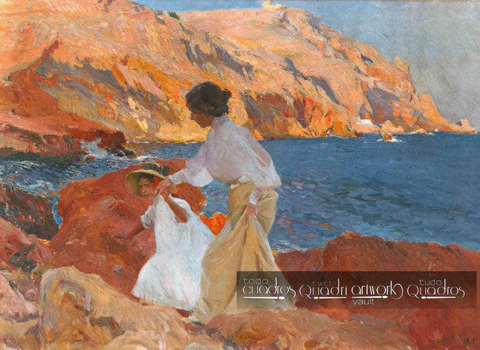 Clotilde ed Elena sulle Rocce, Sorolla