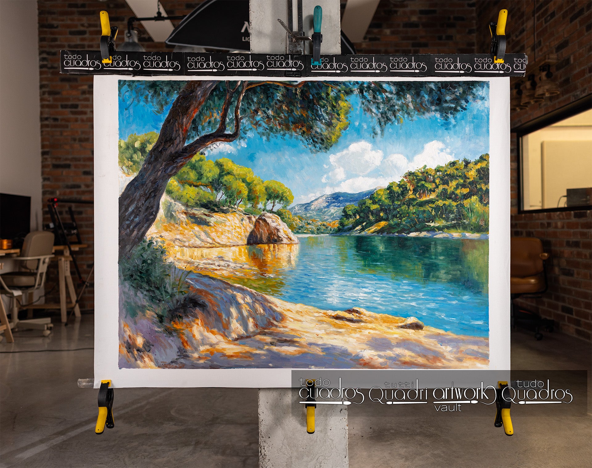 Luce e calma sulla riva, stile Sorolla