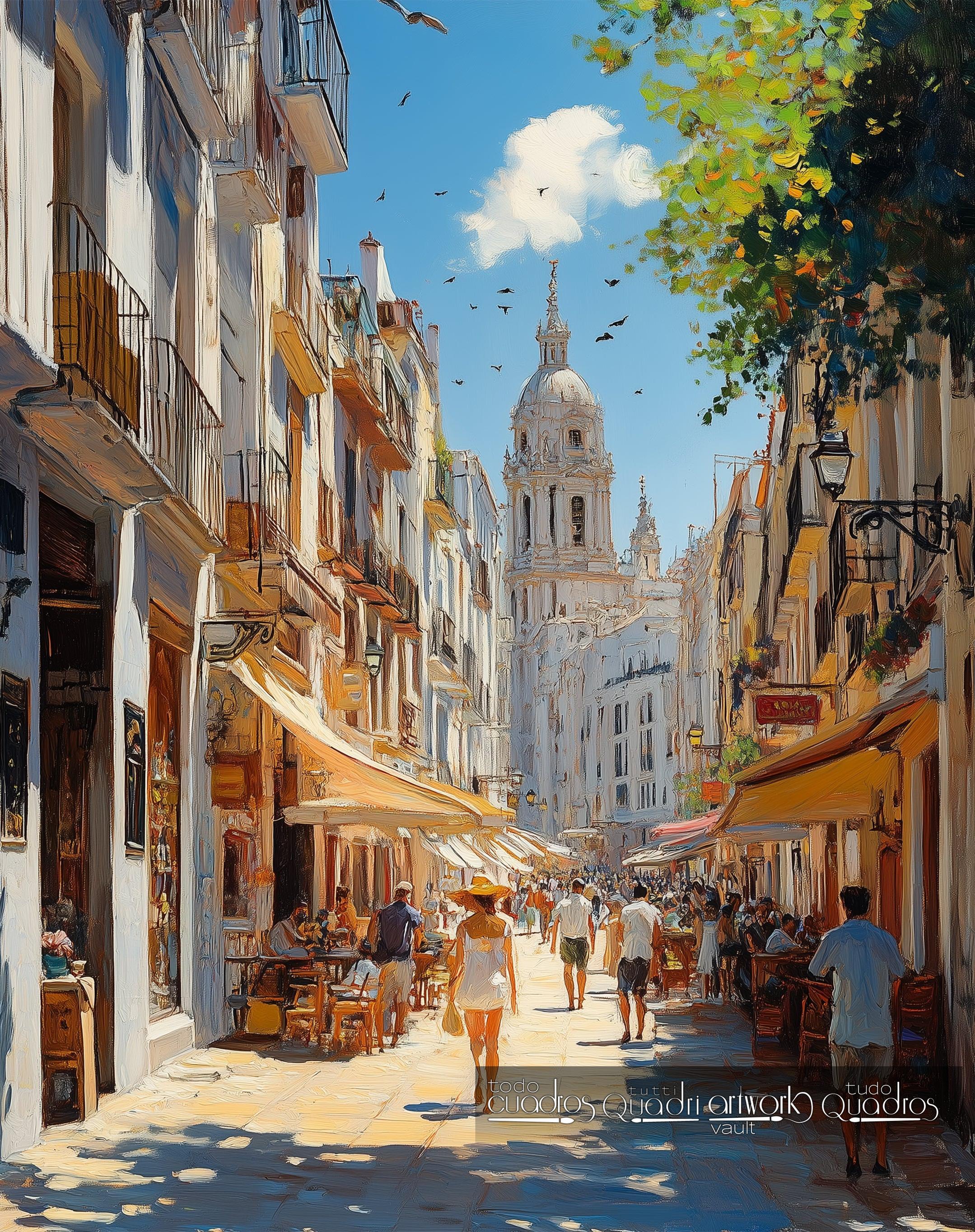 Città di Sole e Calce, stile Sorolla