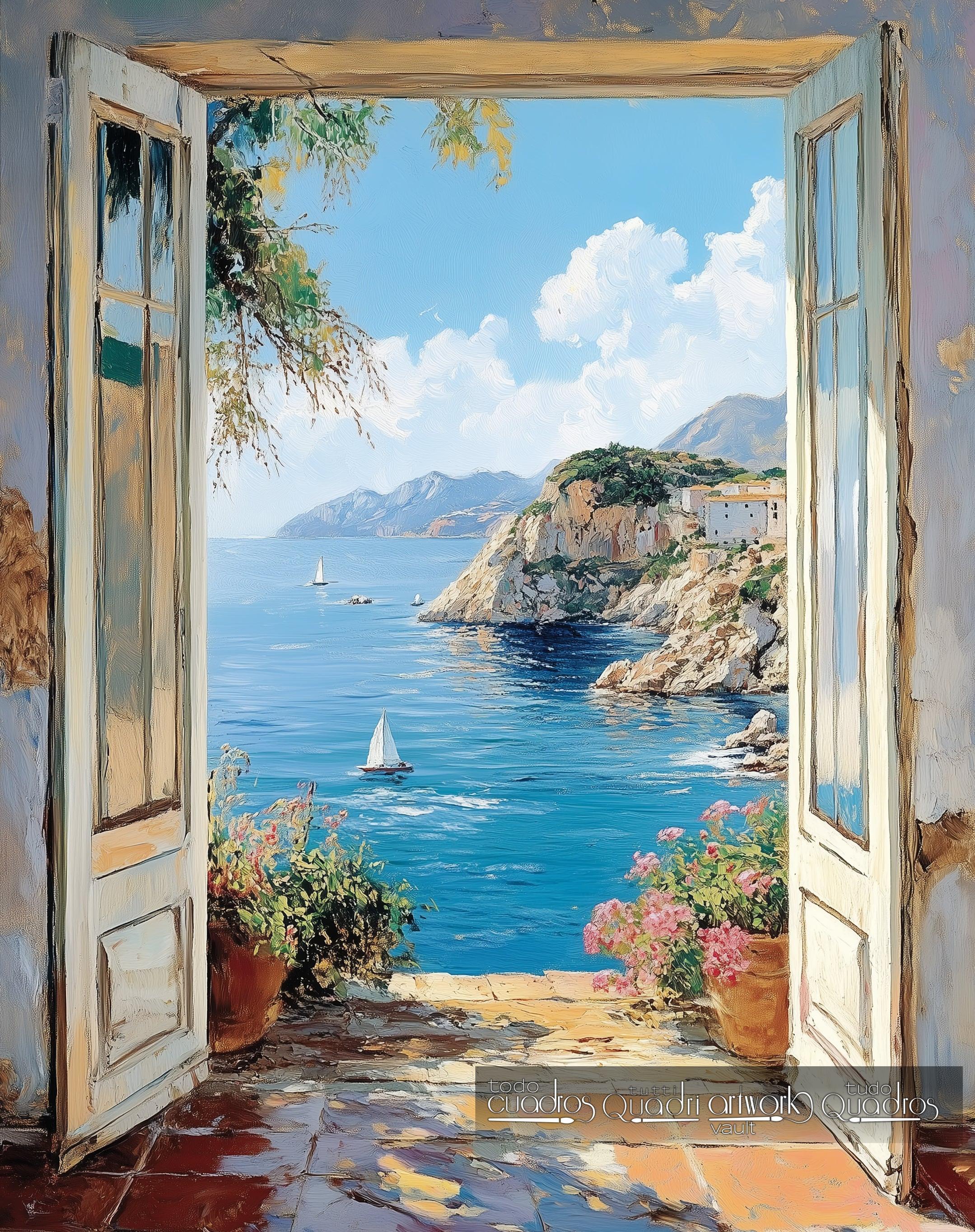 Porta sul Mediterraneo, stile Sorolla