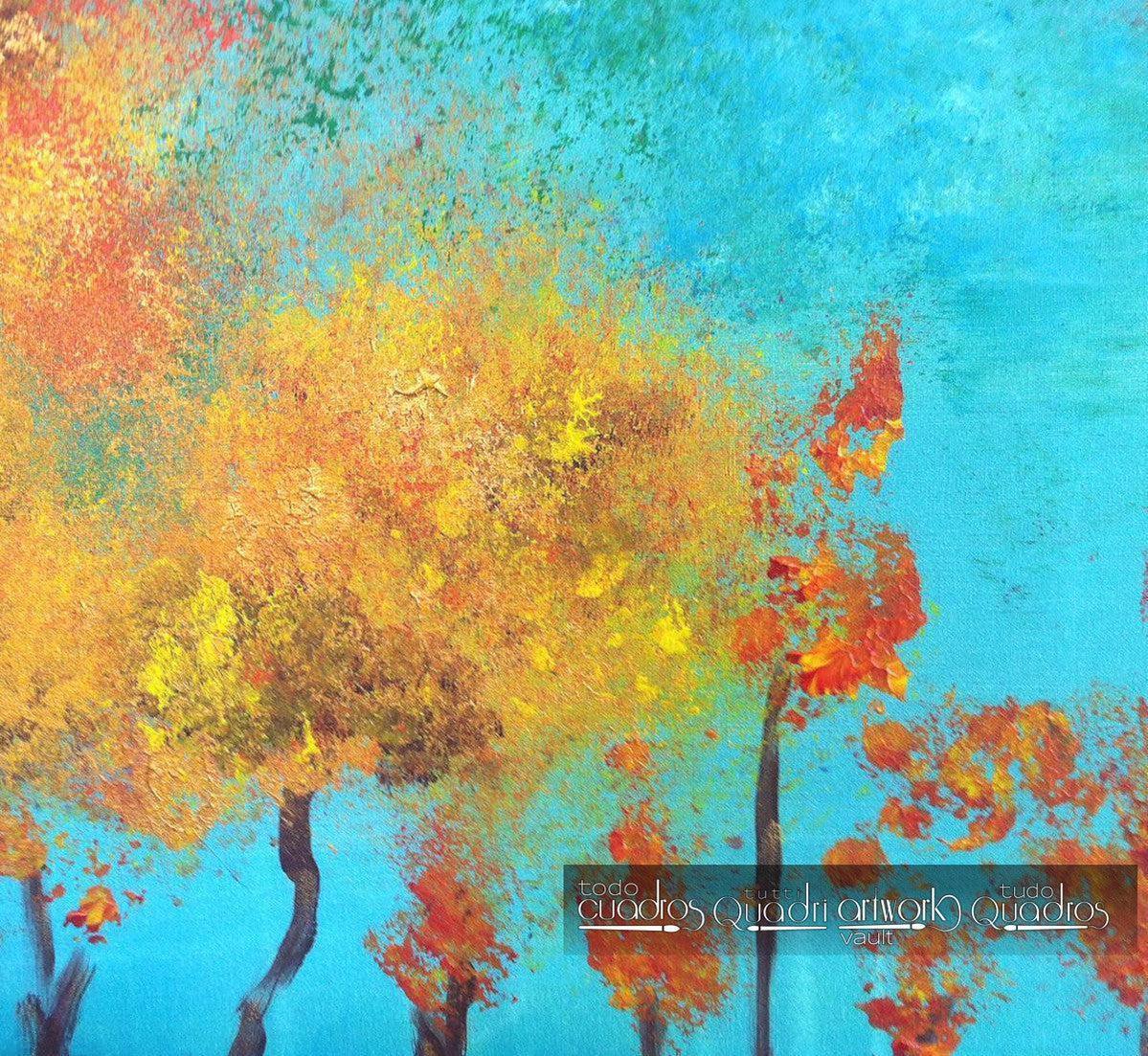 Quadro "Il Lago Blu" <br /> A. Croxatto