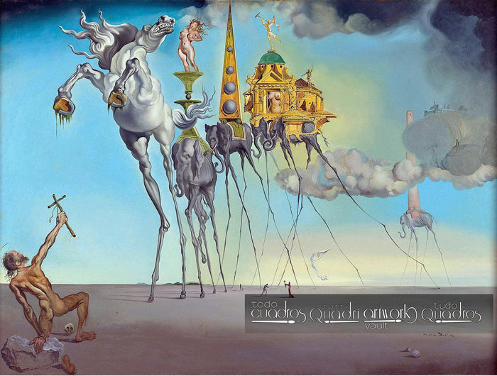 La tentazione di Sant’Antonio, Dalí