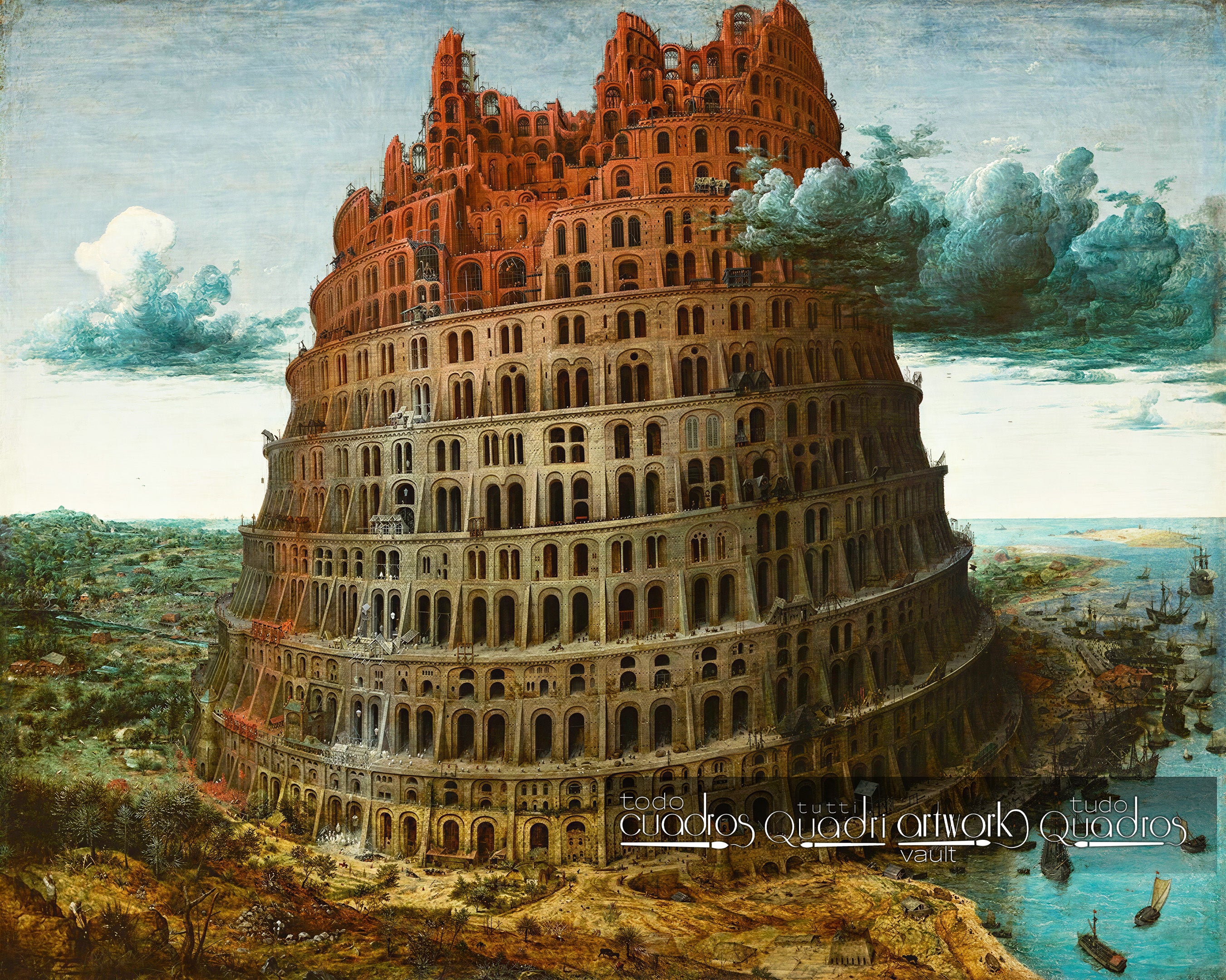 La Torre di Babele, Brueghel