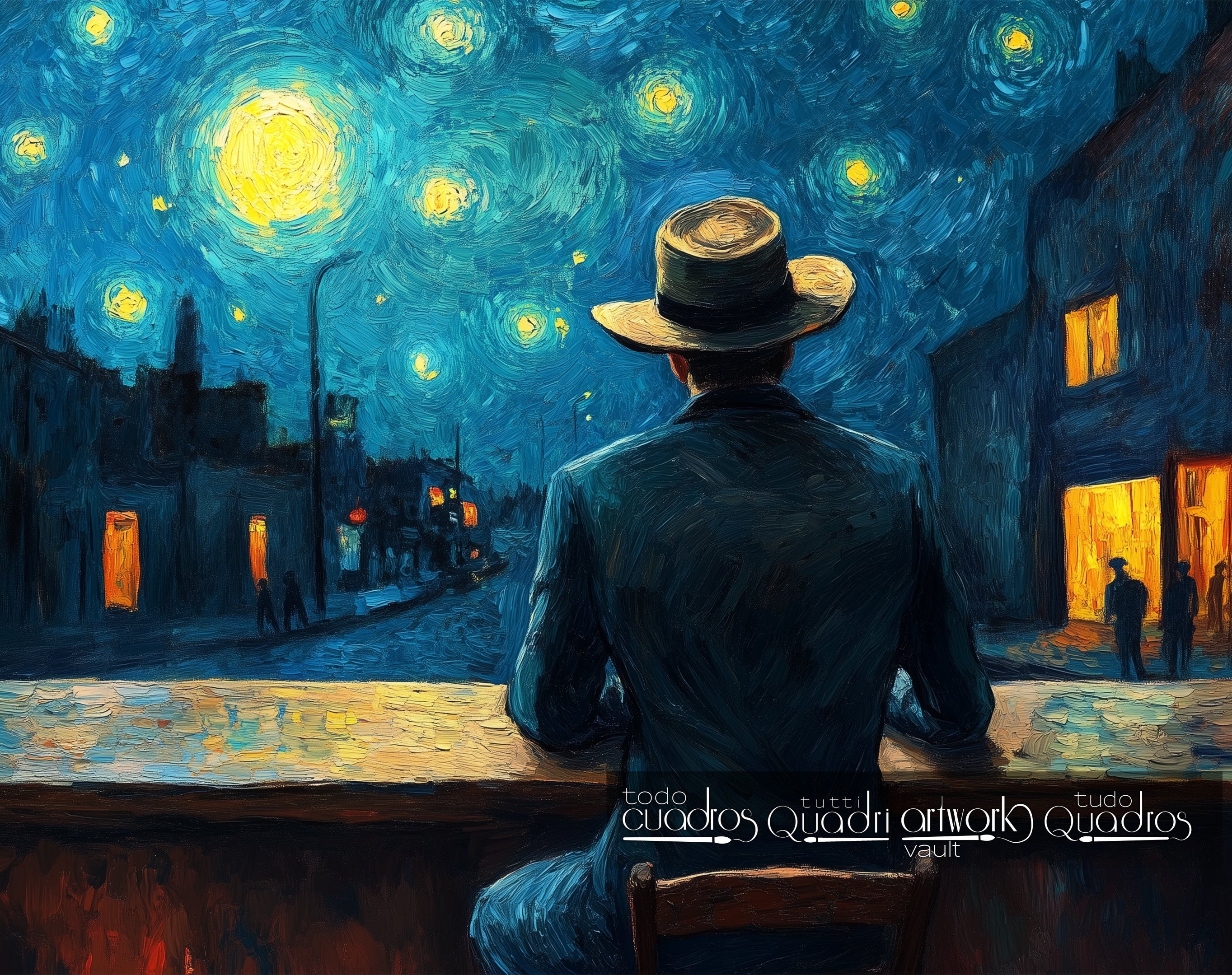I Nottambuli, stile Van Gogh