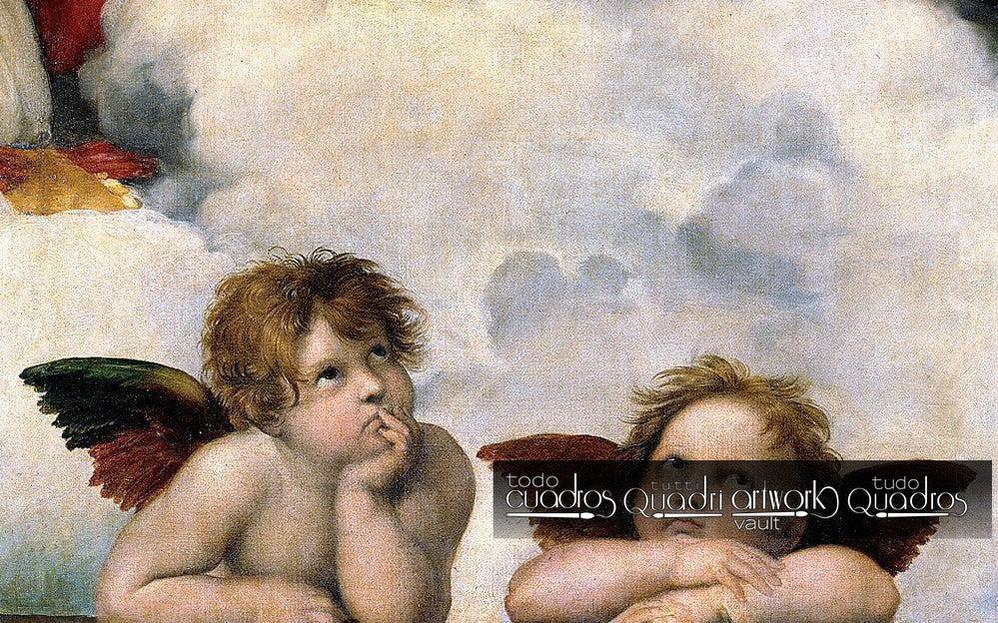 Madonna Sistina, Raffaello (Angeli)