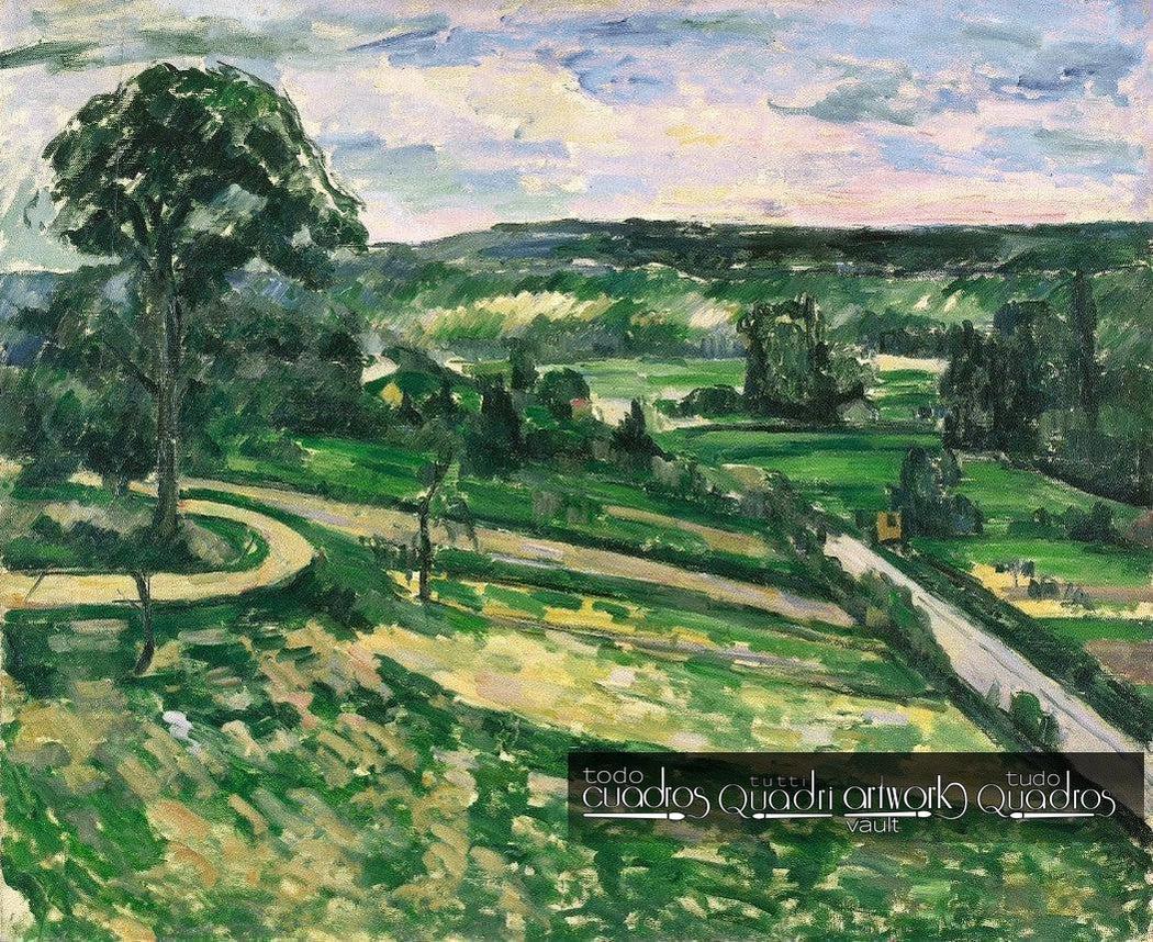 L'albero nella curva, Cézanne
