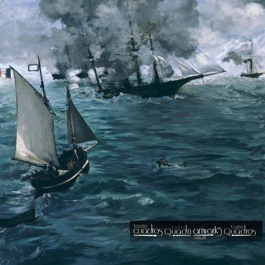 Il combattimento tra il Kearsarge e l'Alabama, Manet