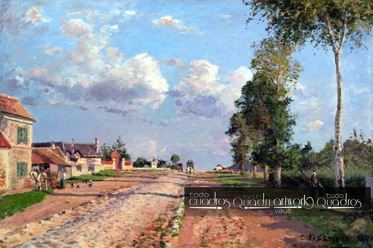 Strada per Versalle, Rocquencourt, Pissarro