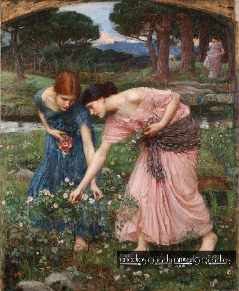 Cogliete le rose finché potete, J. W. Waterhouse