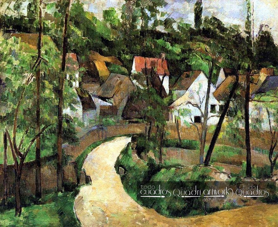 Curva nella strada, Cézanne