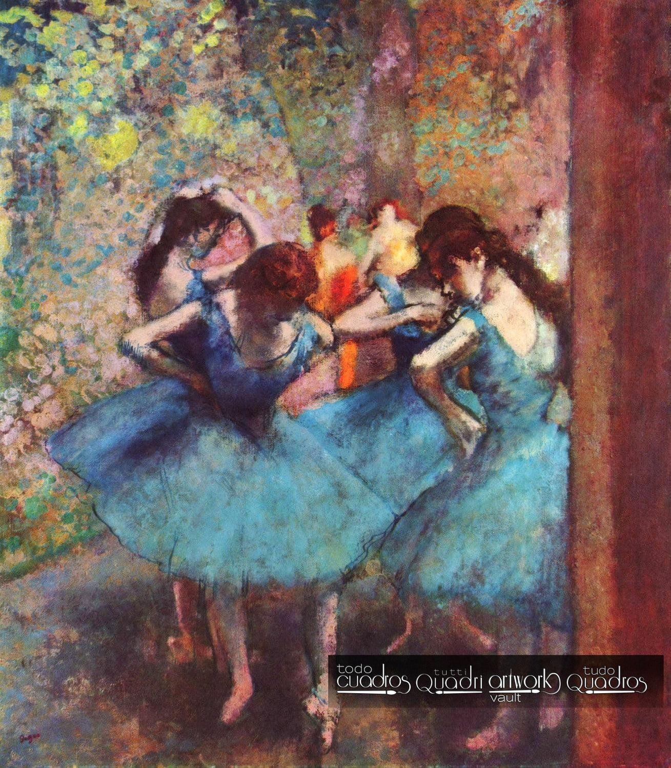Ballerine blu, Degas
