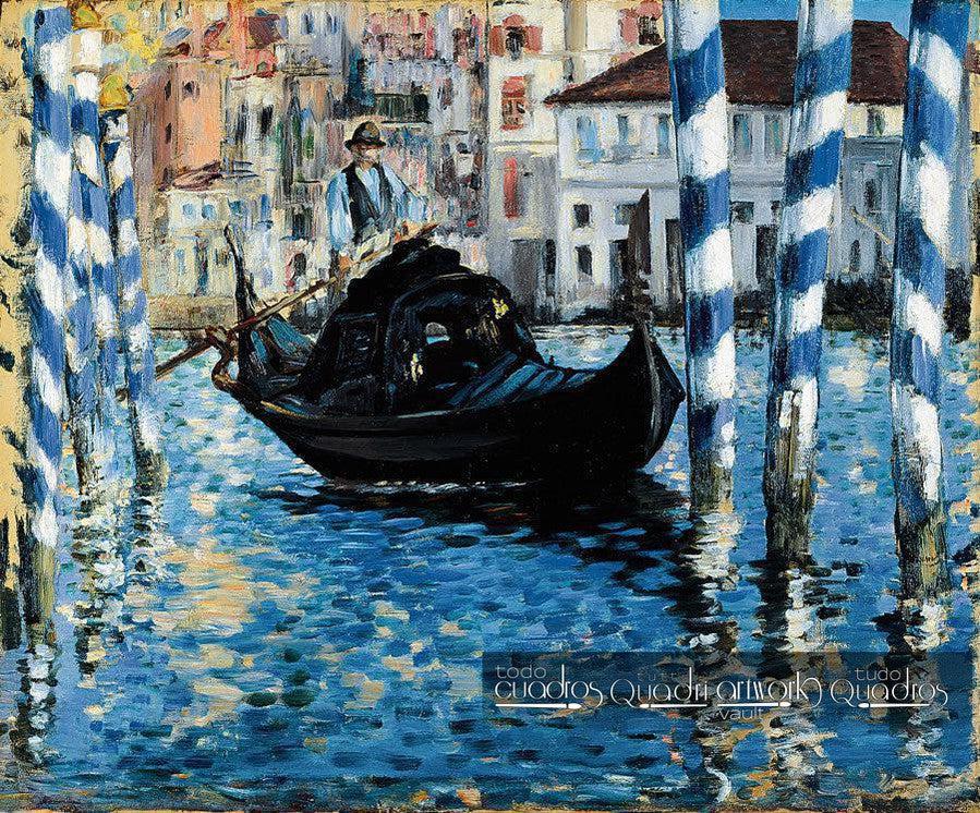 Il Canal Grande di Venezia (Venezia blu), Manet