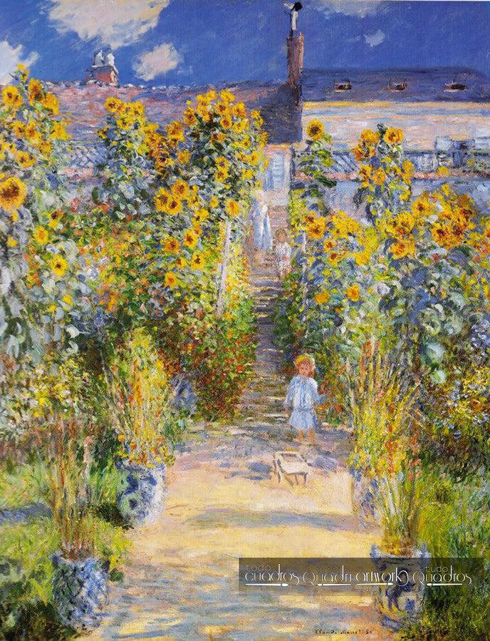 Il giardino di Monet a Vétheuil, Monet