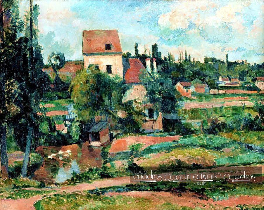 Mulino Couleuvre a Pontoise, Cézanne
