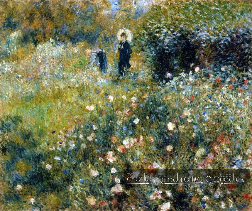 Donna con parasole in giardino, Renoir