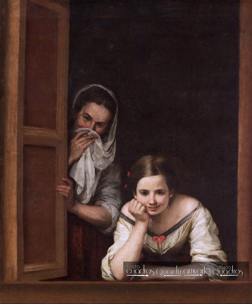 Galiziane alla finestra, Murillo