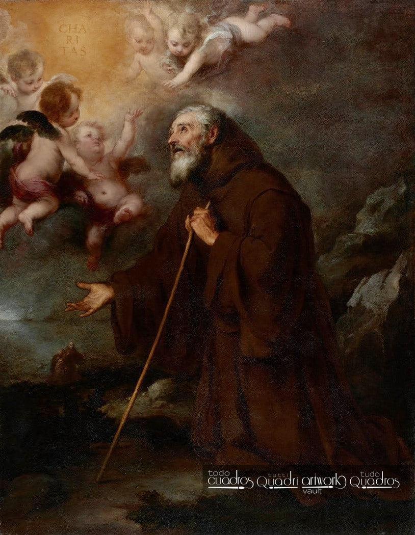 La visione di San Francesco di Paola, Murillo