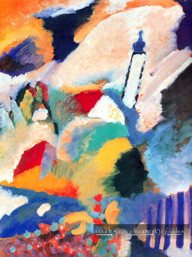 Murnau con una chiesa I, Kandinsky