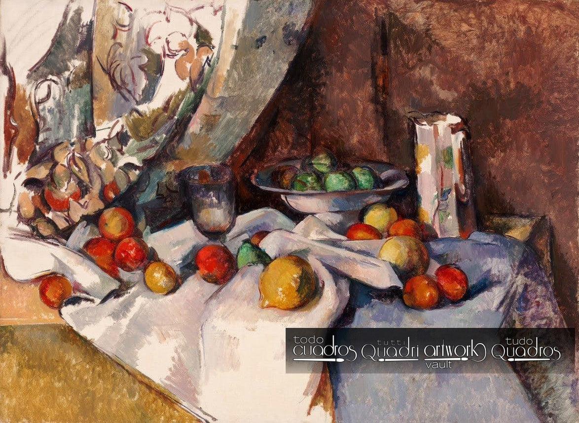 Natura morta con mele, Cézanne