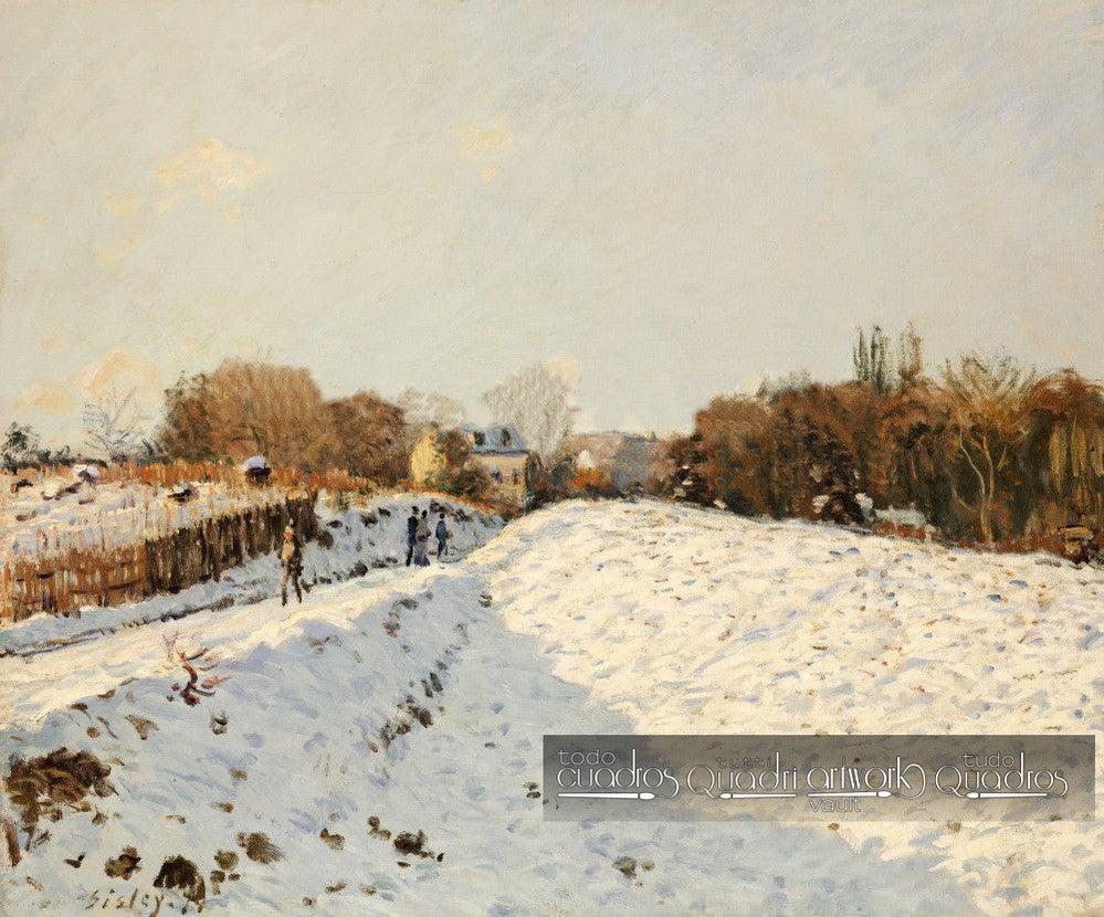 Neve ad Argenteuil, Sisley