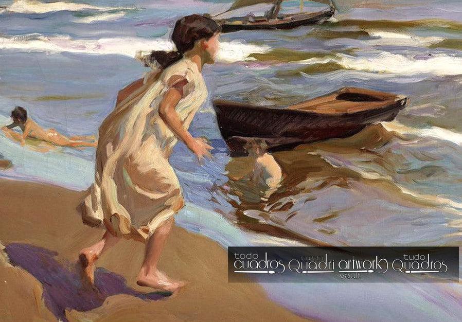 Bambina Entrando nel Mare, Sorolla