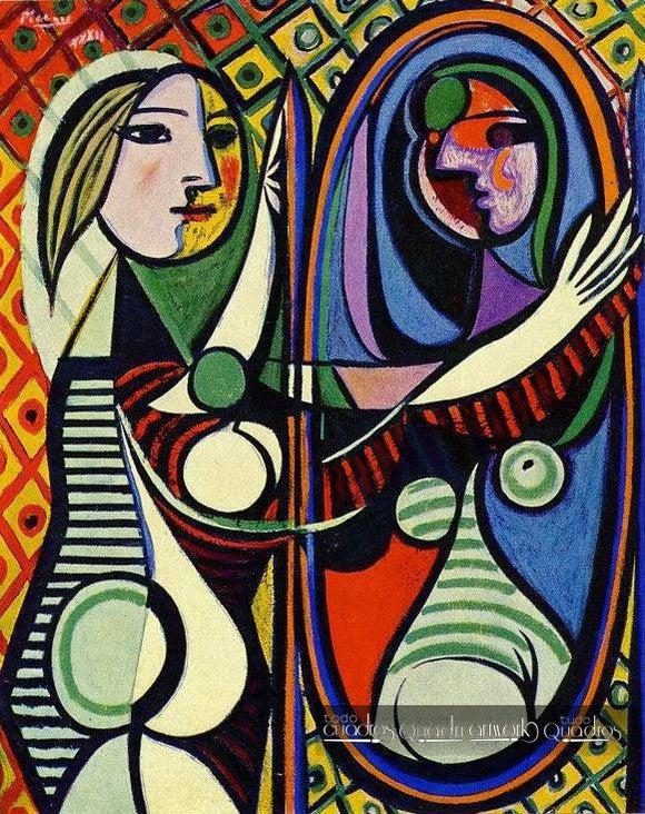 Ragazza davanti allo specchio, Picasso