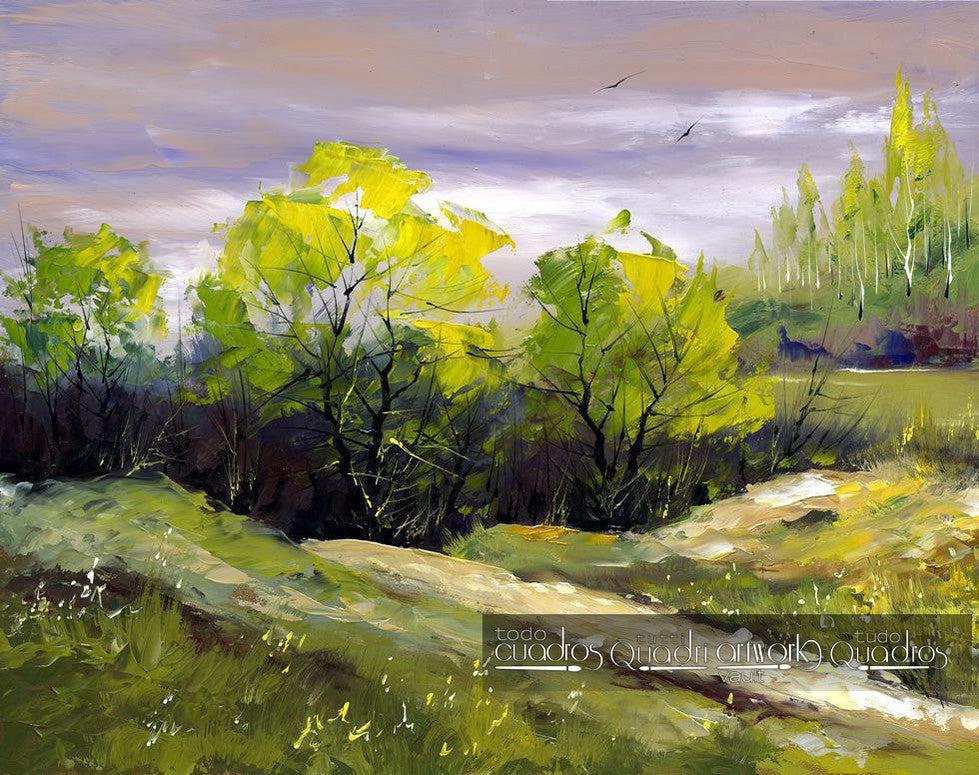 Alberi del Monte, Olio di Paesaggio