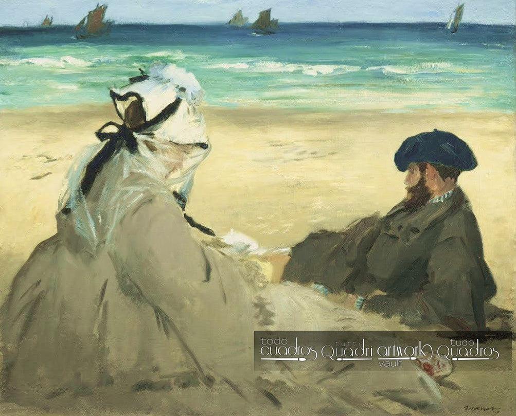 Sulla spiaggia, Manet